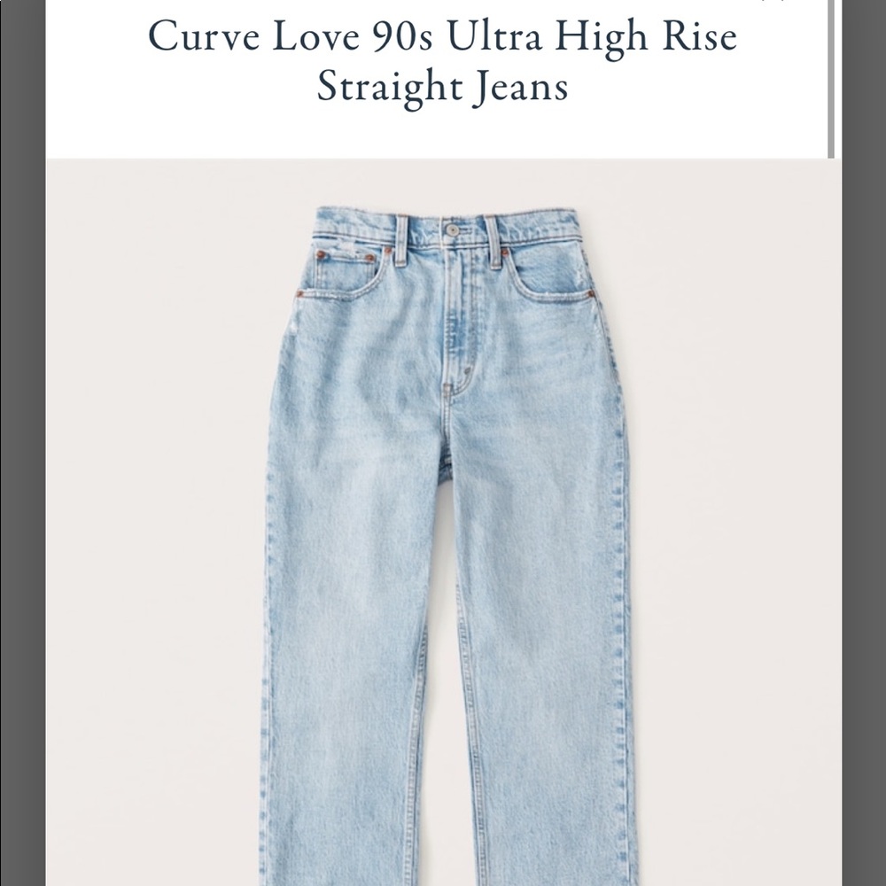 Abercrombie & Fitch 90s Ultra High Waist Jeans